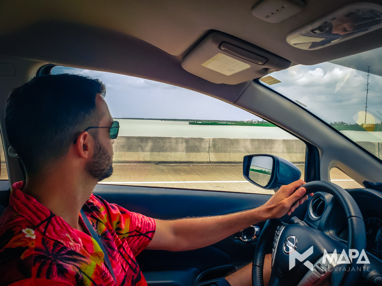 A viagem de carro até Key West é muito tranquila.