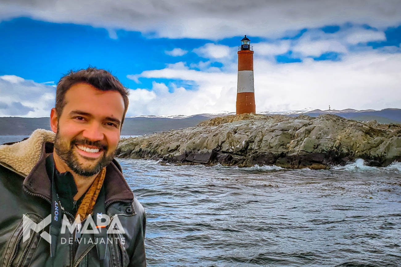 Farol Les Eclaireurs, que ficou conhecido como Farol do Fim do Mundo.