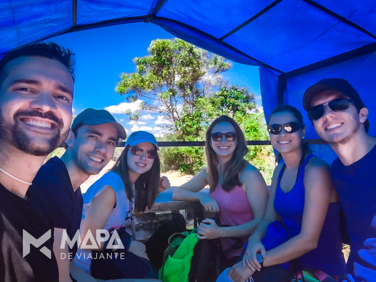 Carro 4x4 que leva 4 km mais próximo da Cachoeira Santa Barbara