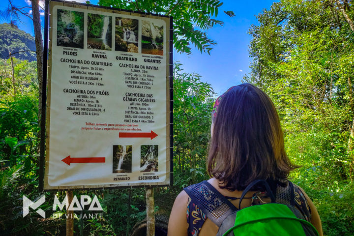 Trilha do Parque das 8 cachoeiras