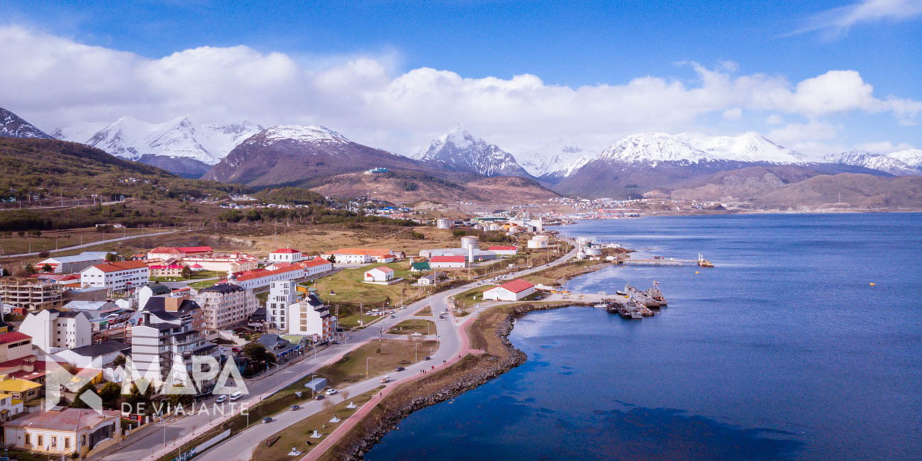 Vista aérea de Ushuaia