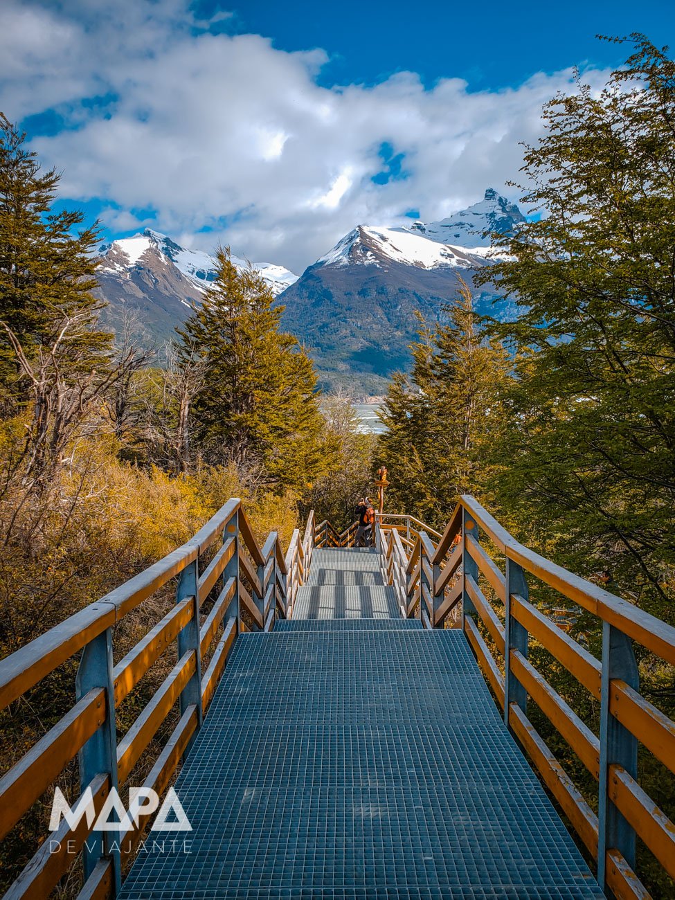 Mapa de Viajante: Passarelas do Parque Los Glaciares