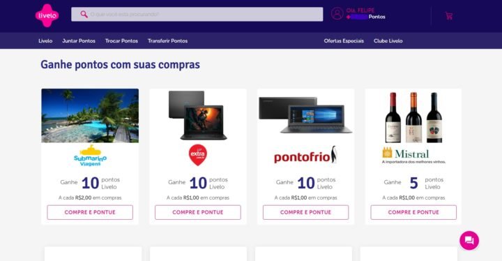 ganhar milhas compras online