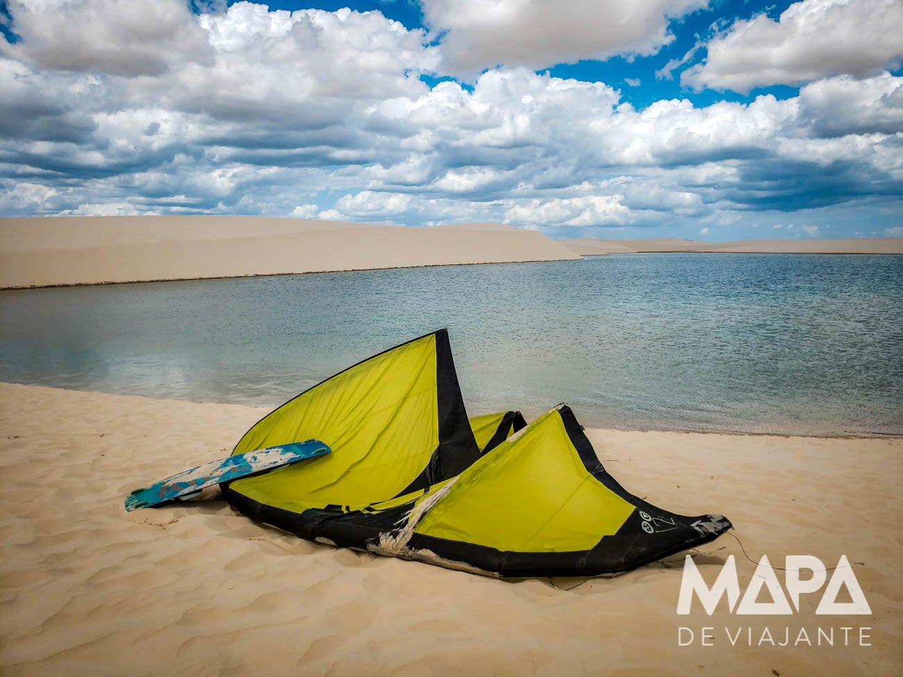 Lagoa do kite Canto de Atins Lençóis Maranhenses