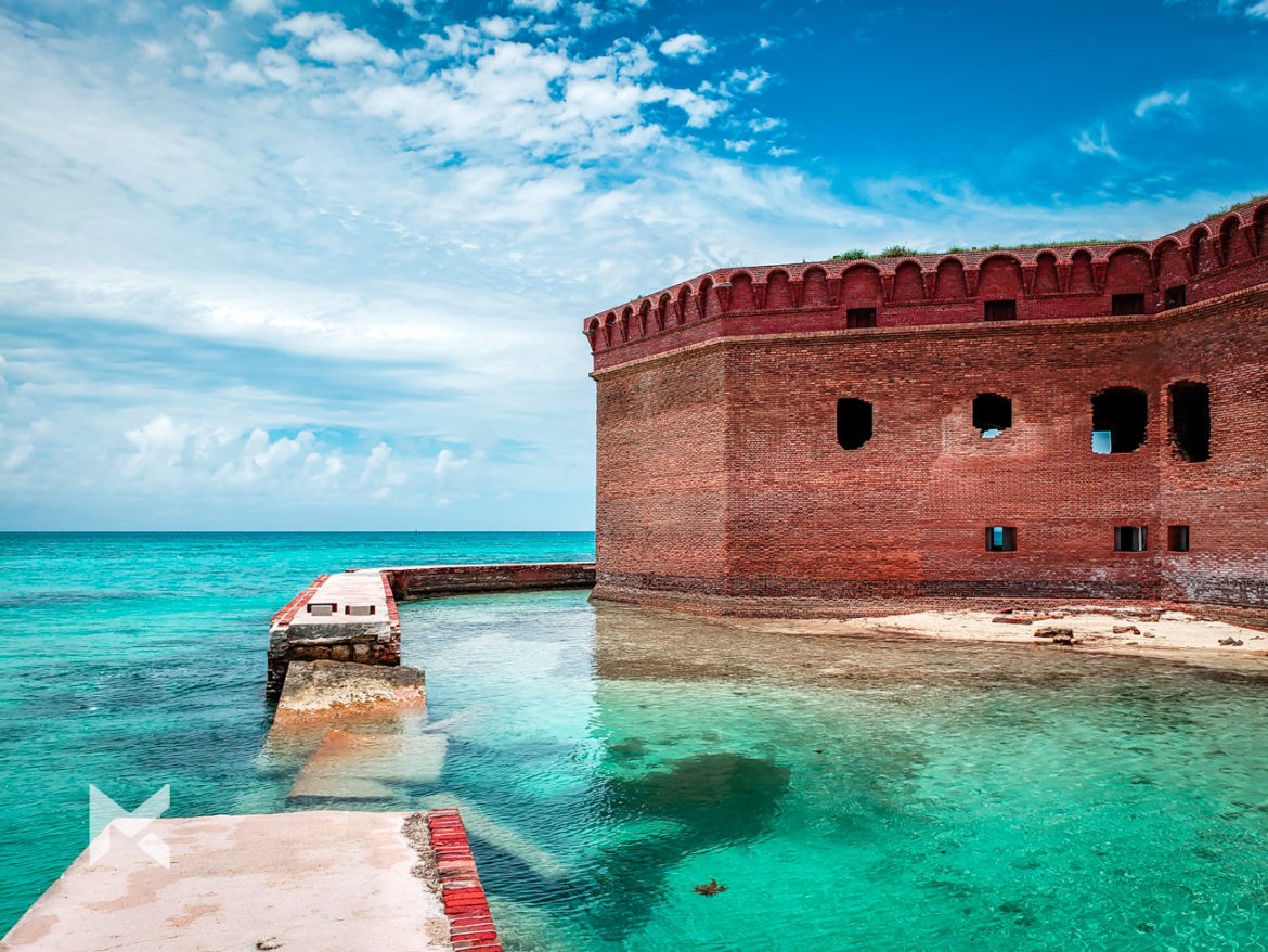 DRY TORTUGAS National Park em Key West, Flórida Mapa de Viajante