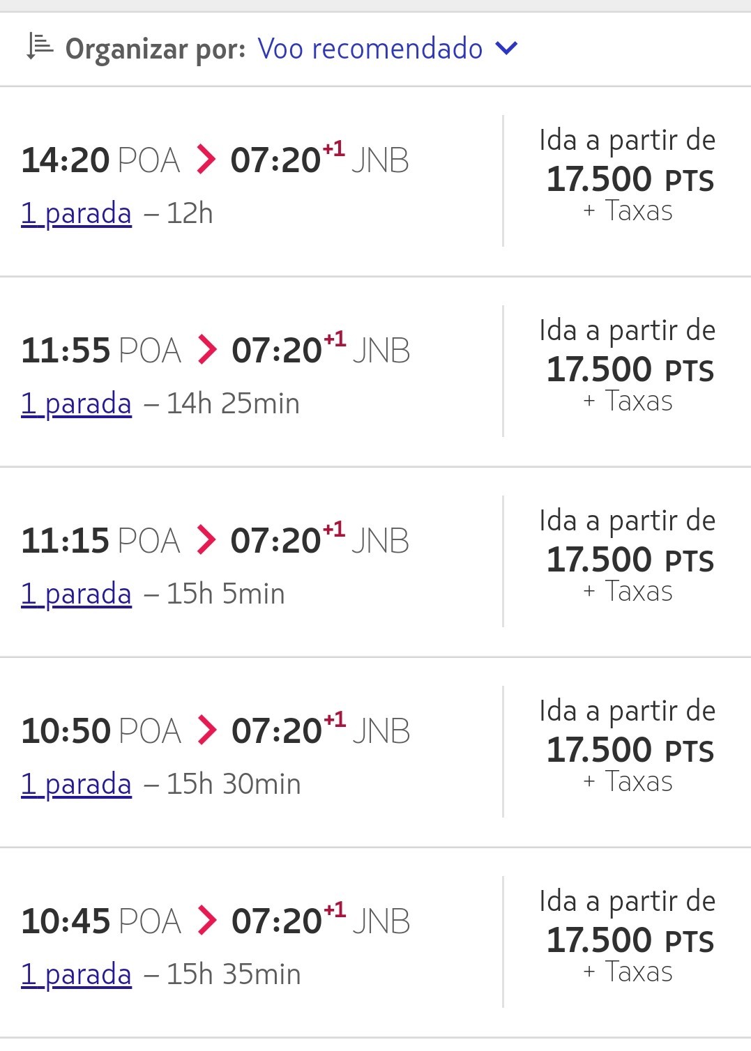 passagem barata África do Sul