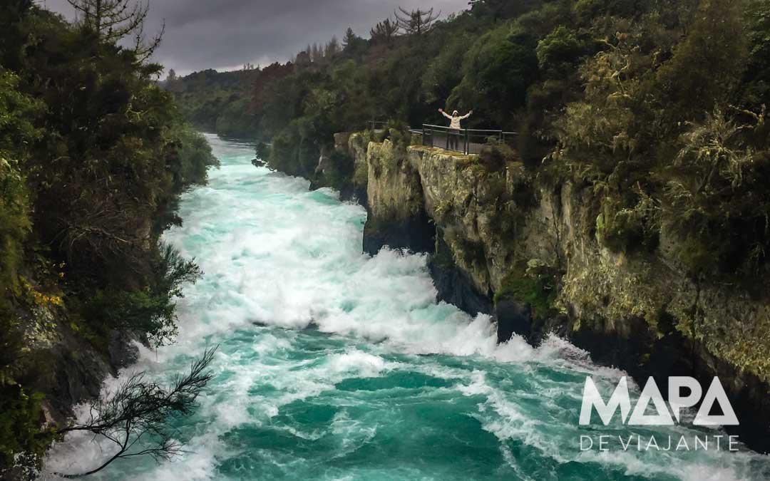Roteiro Nova Zelândia Huka Falls