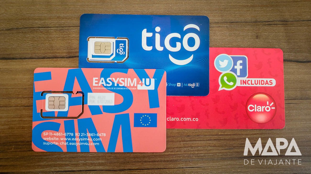 Chip Internacional Telefone e Internet Colômbia