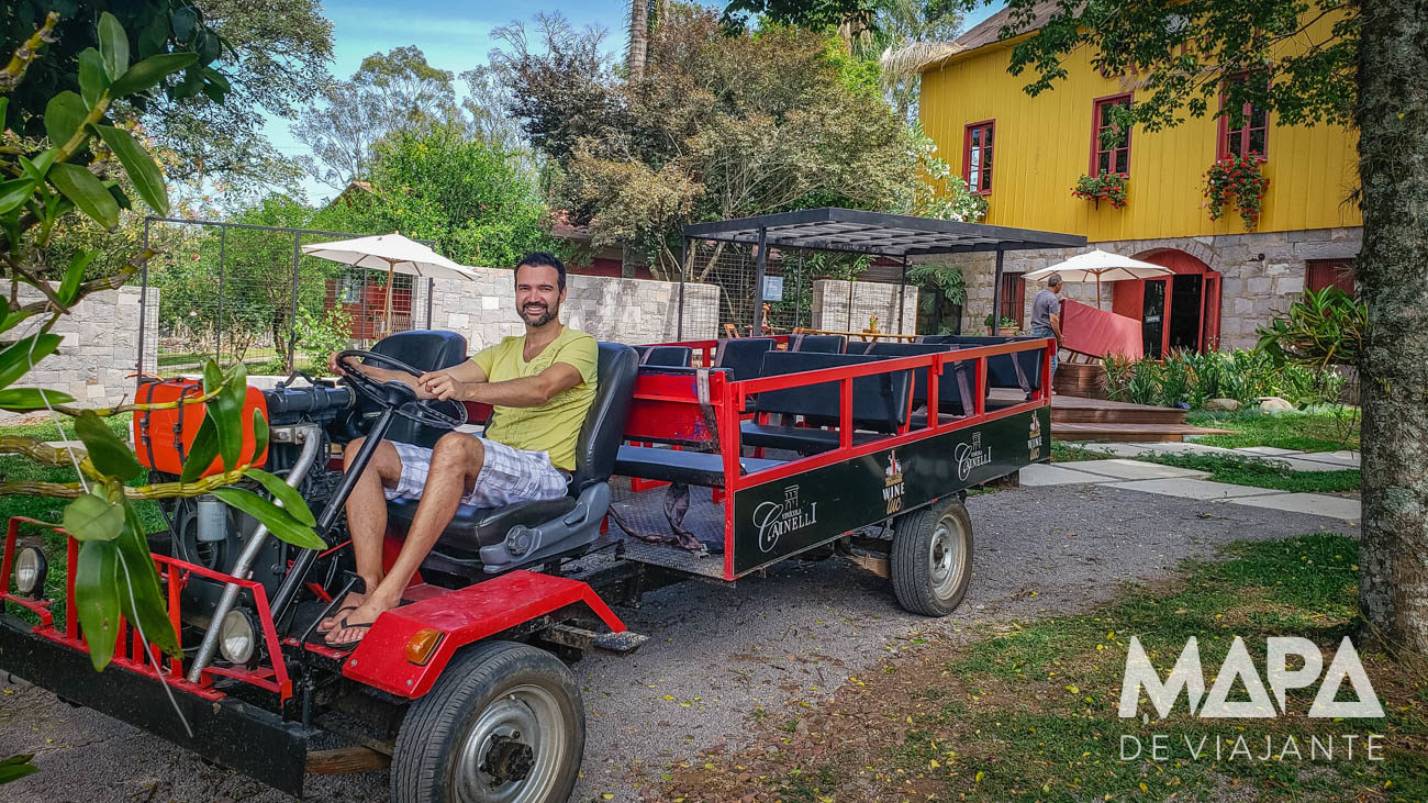 Passeio de Tuc-tuc Vinícola Cainelli