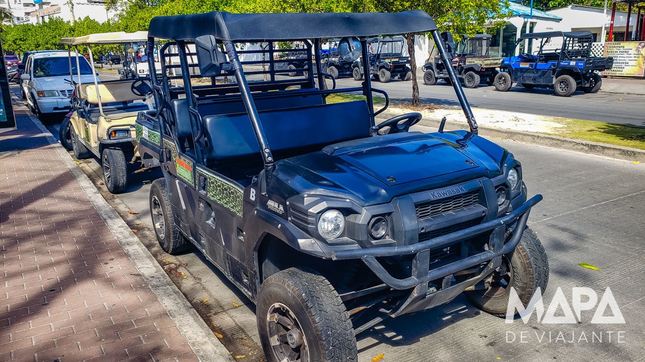 Andar de buggy ou carrinho de golfe em San Andrés