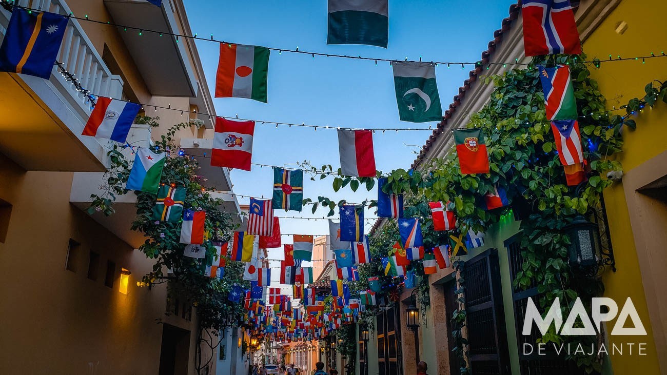 Bairro Getsemani em Cartagena