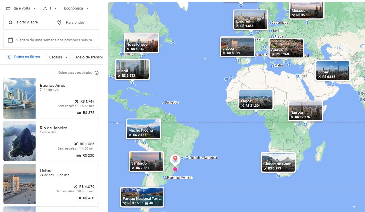 Google Flights 1