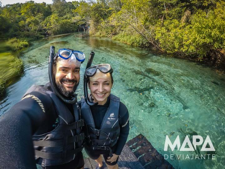 Flutuação em Bonito / MS