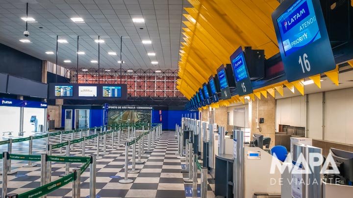 Aeroporto Congonhas voo covid