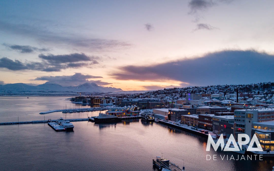 Cidade de Tromso na Noruega