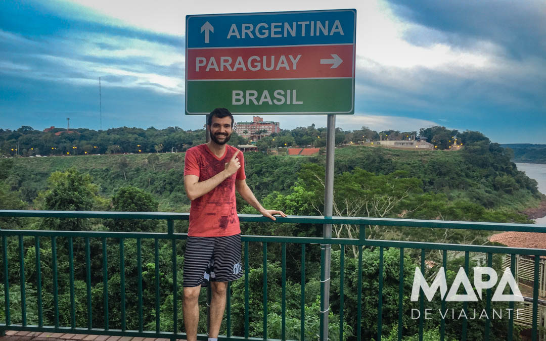 Marco Três Fronteiras Mapa de Viajante