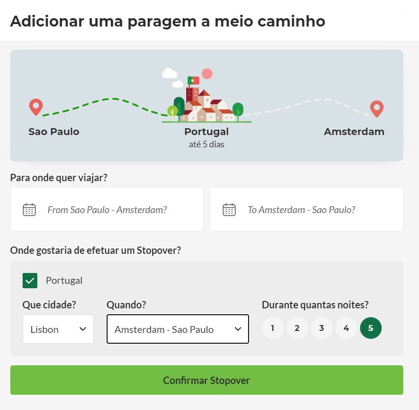tap portugal layover stopover nonstop