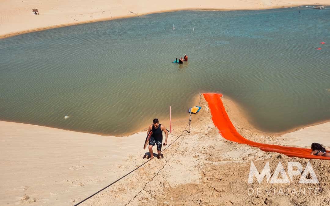 Tirolesa Toboágua Passeio Oeste Jericoacoara