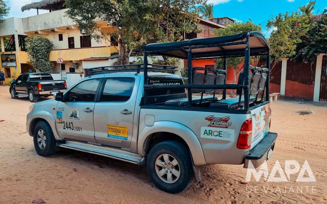 Transfer de 4xr Jardineira em Jericoacoara