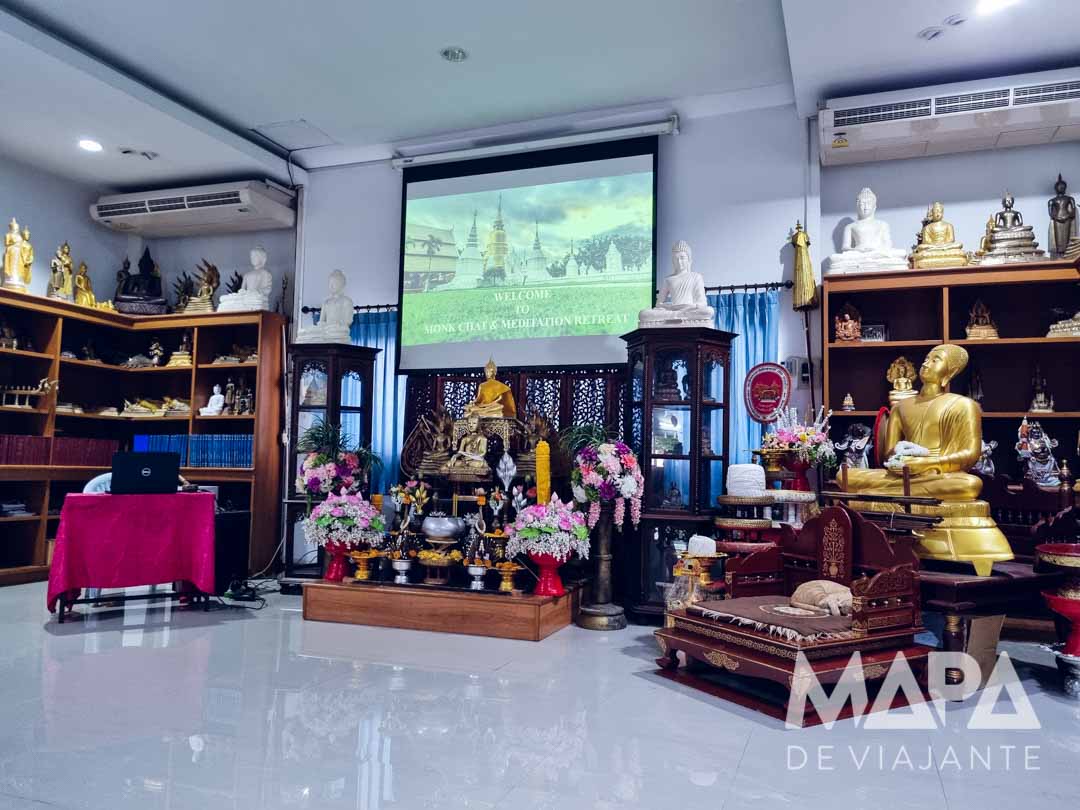 Tailândia Chiang Mai Retiro Meditação Budista Monk Chat