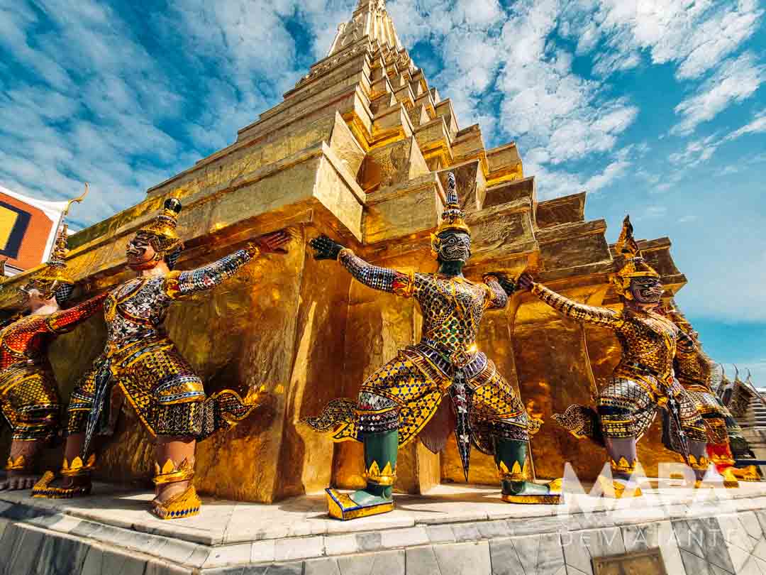 Wat Phra Kaew Grand Palace Tailândia Bangkok