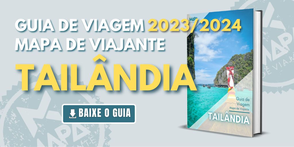 Guia de Viagem Mapa de Viajante Tailândia 2023 2024
