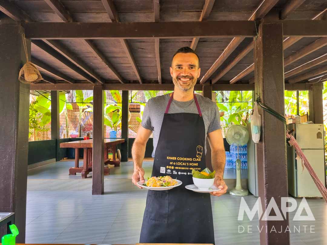 Aula de culinária e mercado local Siem Reap Camboja dicas e roteiro