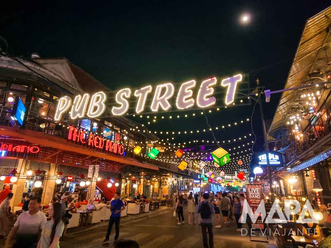 Pub Street Siem Reap Camboja dicas e roteiro