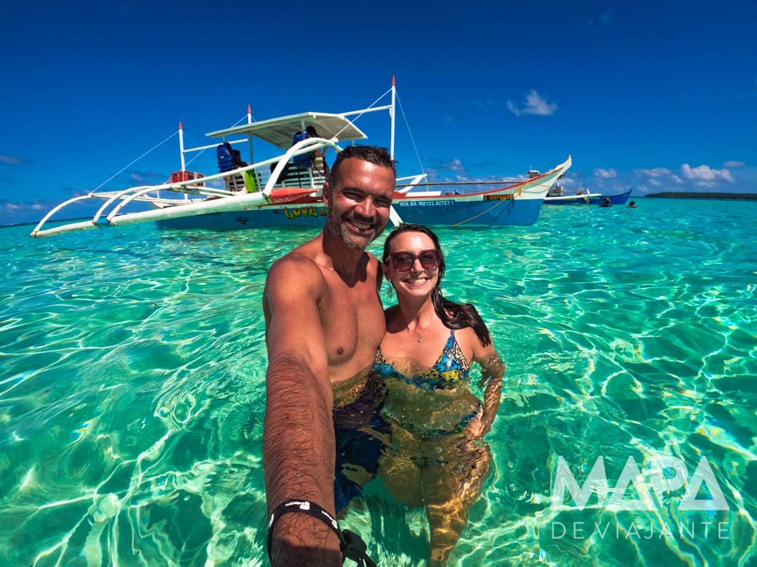 Passeio de barco por Siargao Filipinas