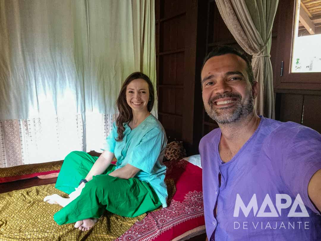Massagem no Laos