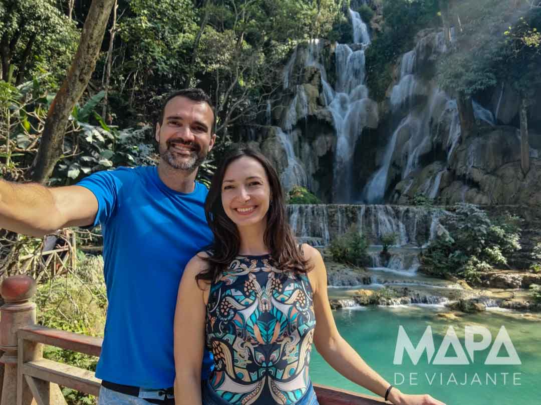 Kuang Si Falls Cachoeira Luang Prabang Laos
