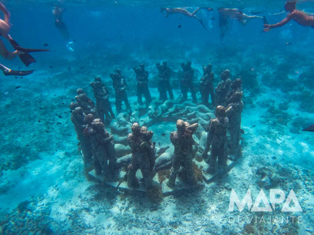 Estátuas Snorkel Ilhas Gili