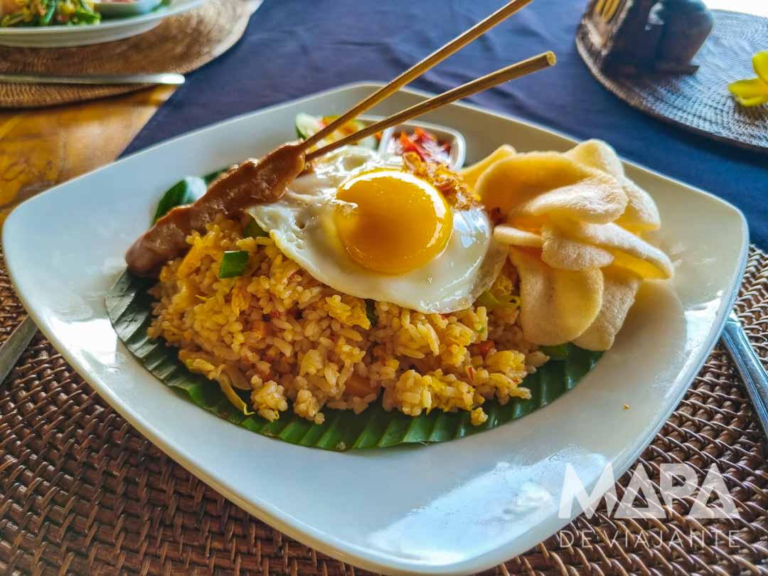 O que comer Nasi Goren Indonésia