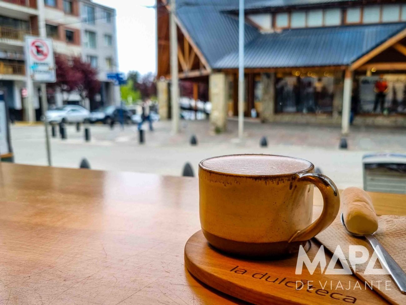 Café em Bariloche no Inverno