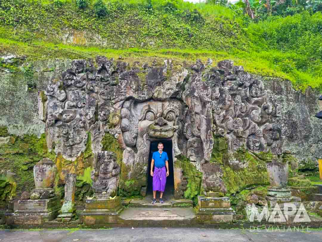 Templos em Bali Indonésia Goa Gajah Caverna do Elefante