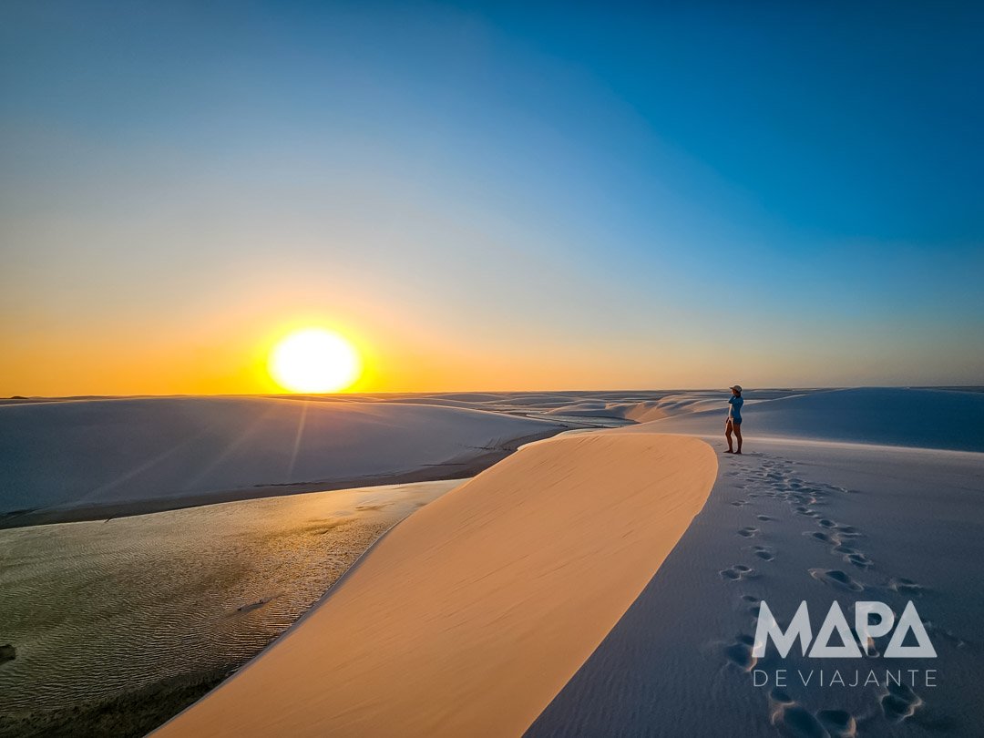 Pôr do sol Lençóis Maranhenses